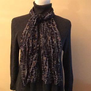 Grey & Purple Scarf